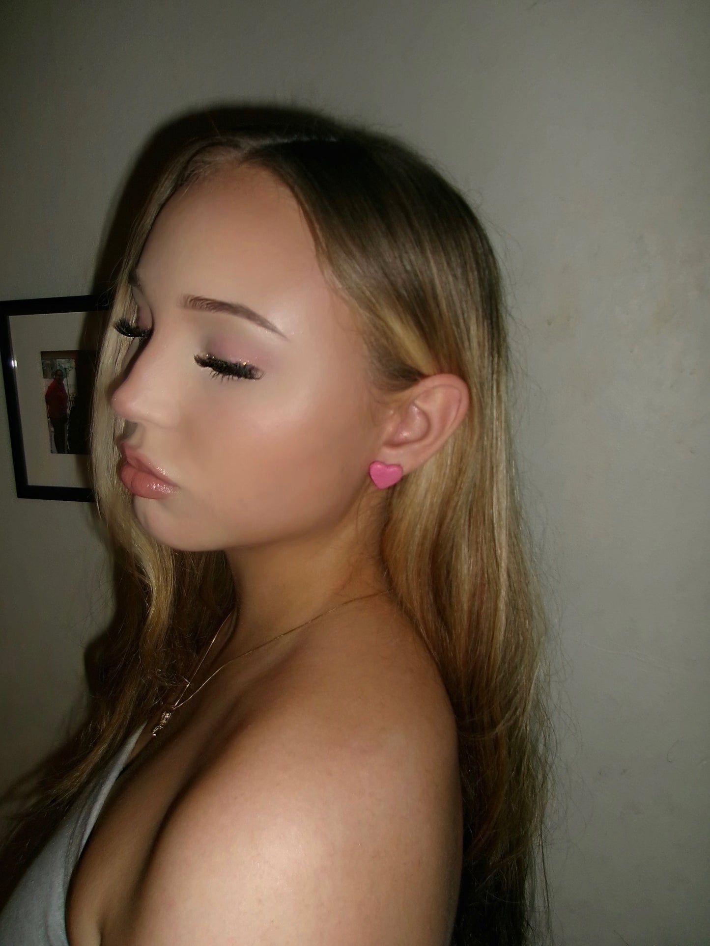 xoxo heart studs