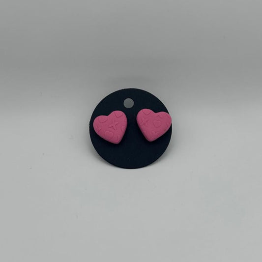 xoxo heart studs